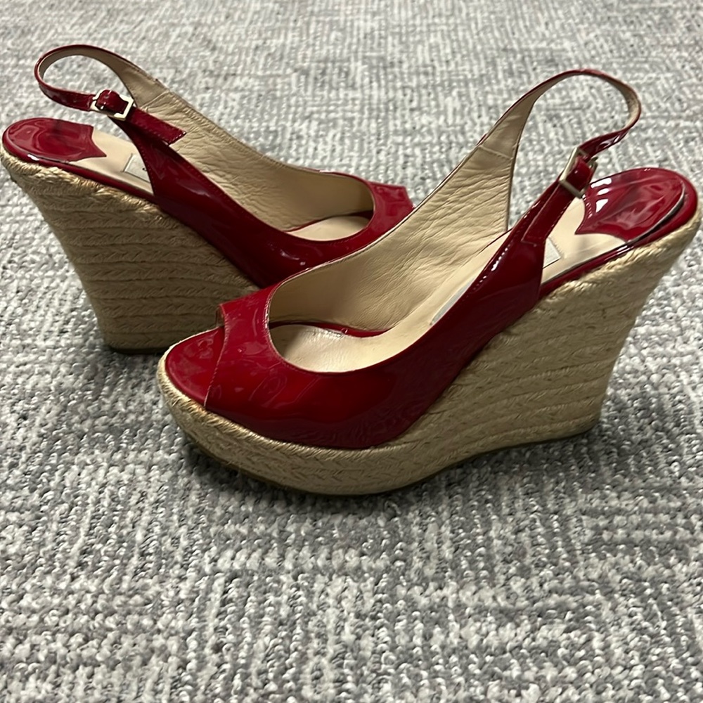 Gorgeous and comfy Jimmy choo wedges